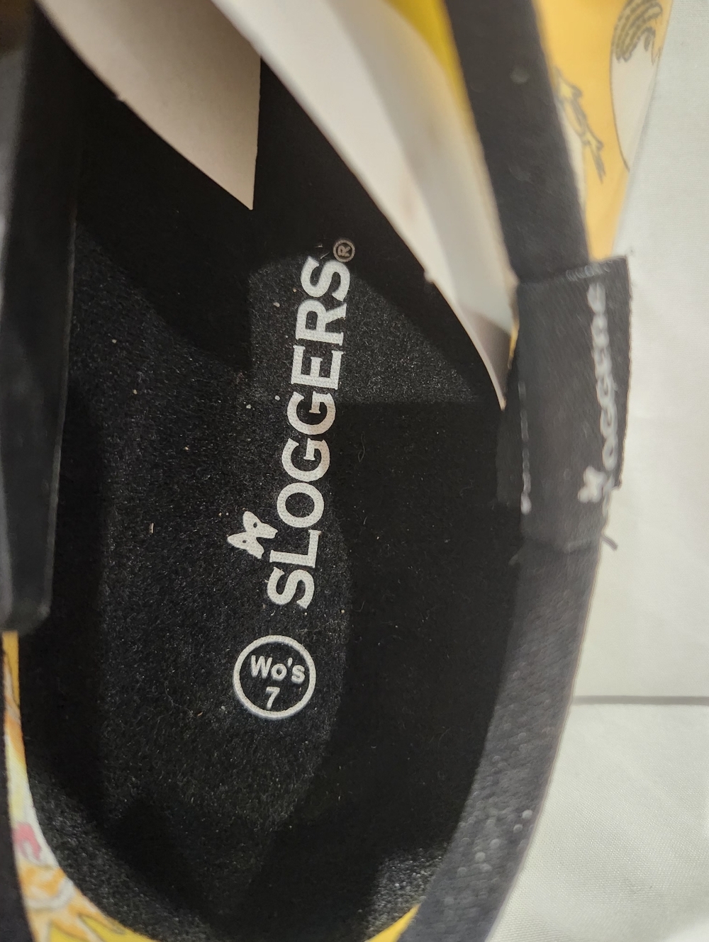 Sloggers Yellow Chicken-Print Women's Waterproof Garden Clog. NWT - Picture 5 of 6